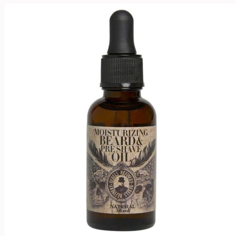 REBELS REFINERY MOISTURIZING BEARD & PRE-SHAVE OIL (BNIB, NWT, Factory Sealed)